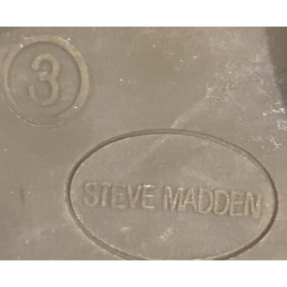 Steve Madden Big Girls size 3 Brown Faux Suede Fur Lining Ankle Boots  shoes - Picture 7 of 7